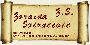 Zoraida Sviračević vizit kartica